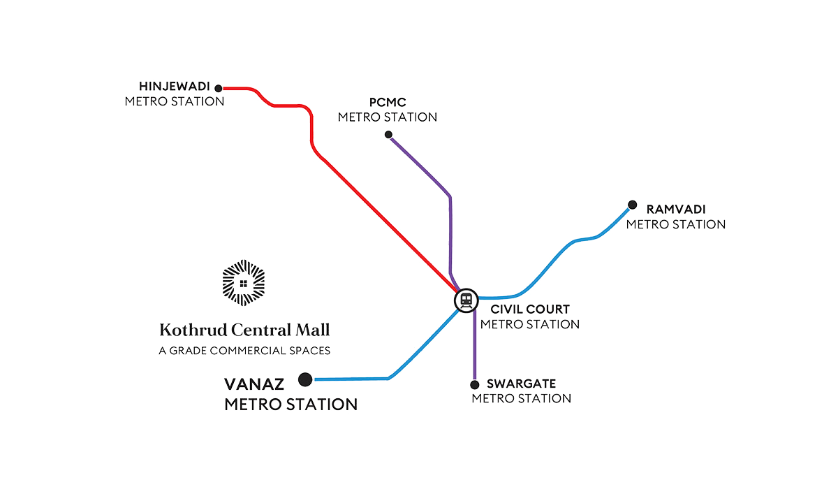 Location Map — Vanaz Corner, Kothrud, Pune